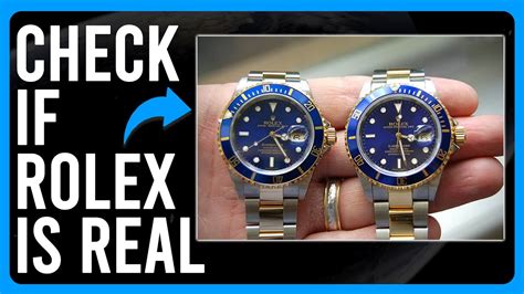 how can i tell if my rolex is real|identifying rolex watches.